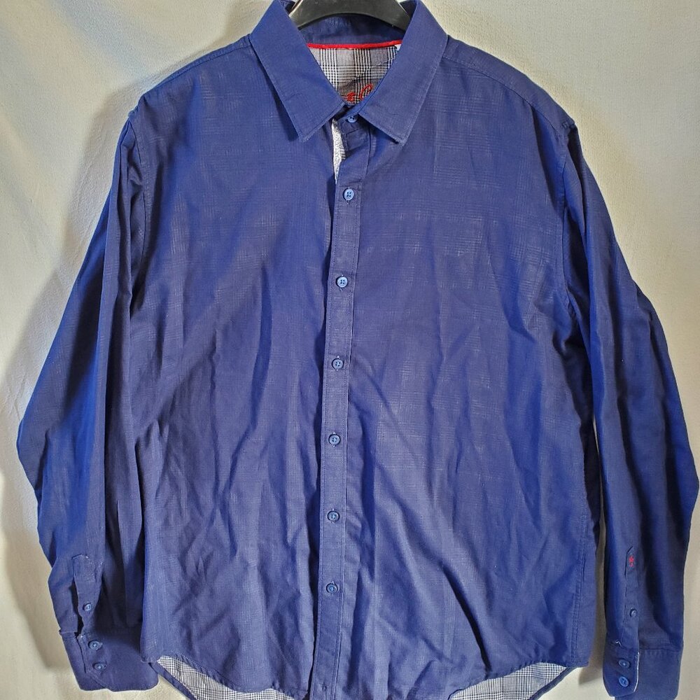 Robert Graham Men's Plaid Button Up Shirt Size L